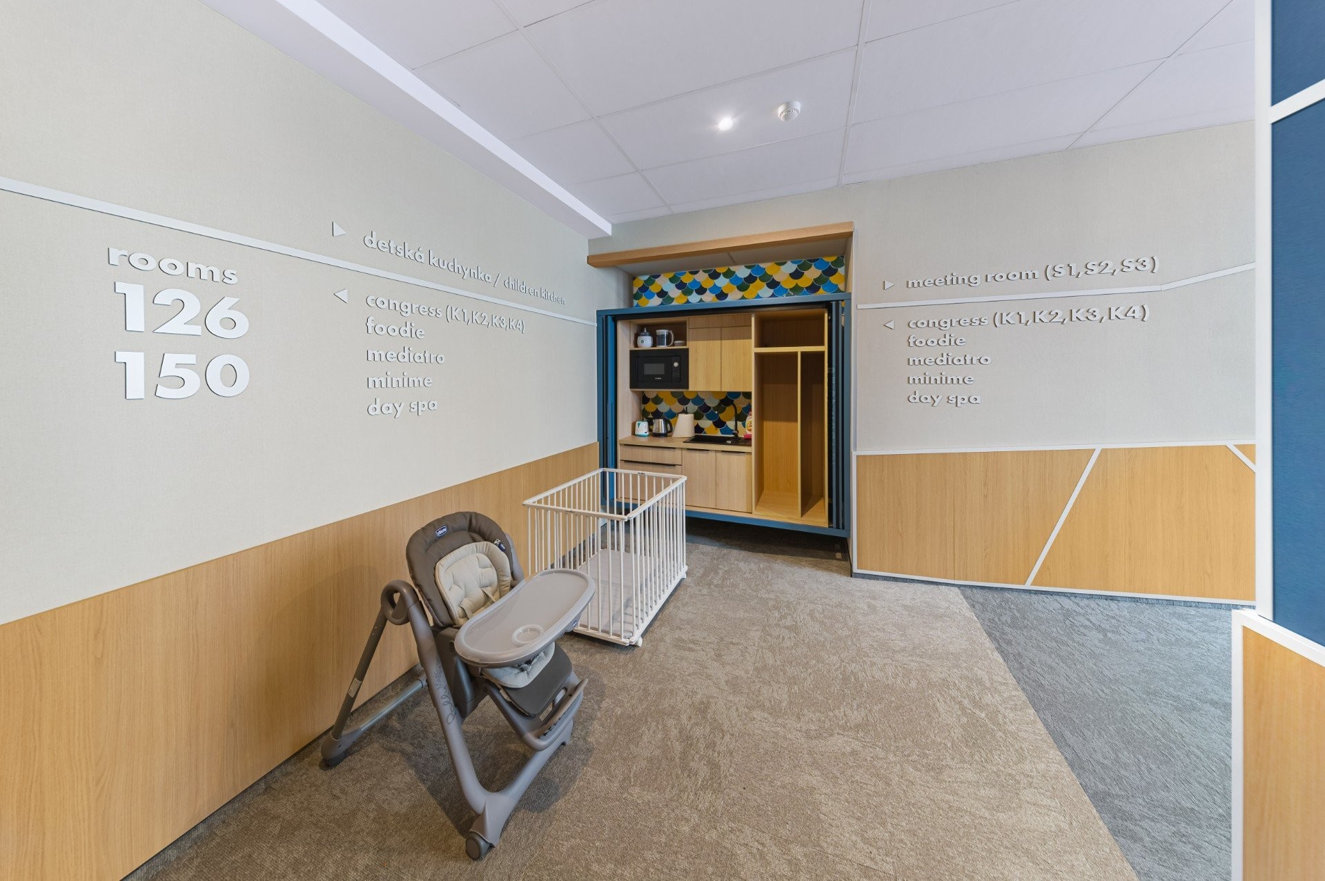 Bohaté baby-friendly vybavenie
